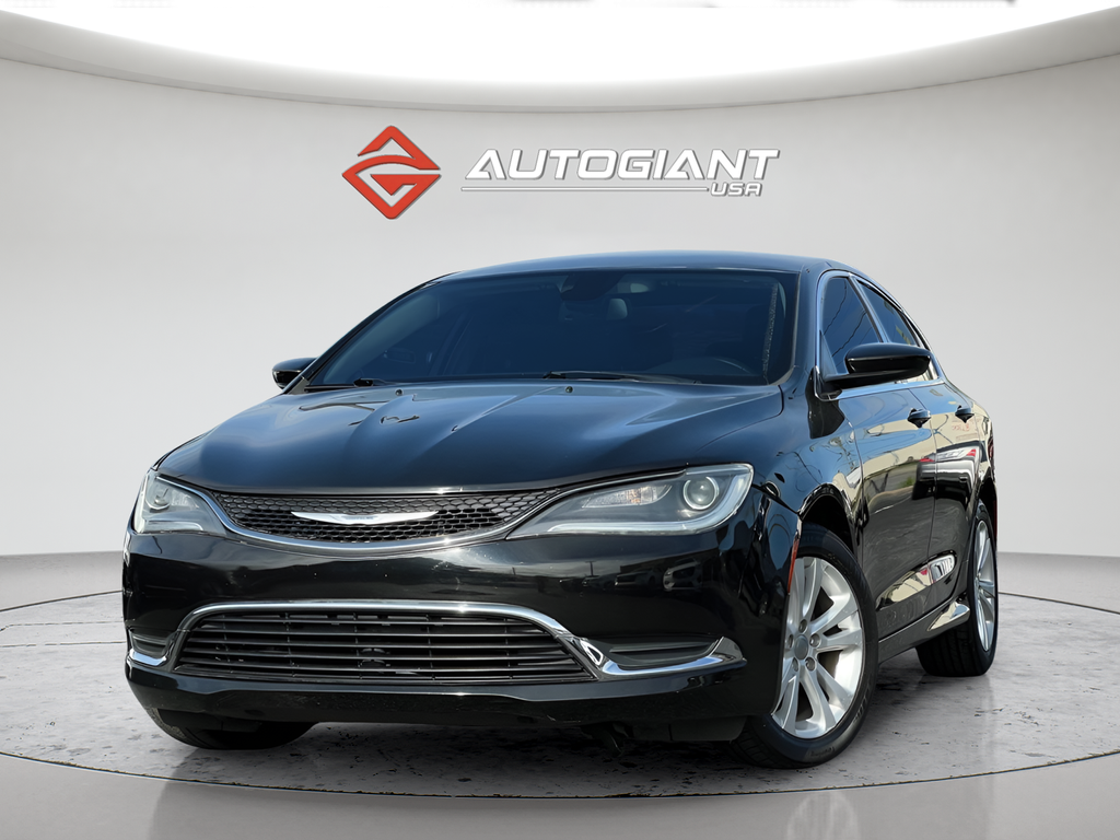 Black Clearcoat 2017 Chrysler 200 Limited Sedan FWD Sedan Front-Wheel Drive 9-Speed Automatic