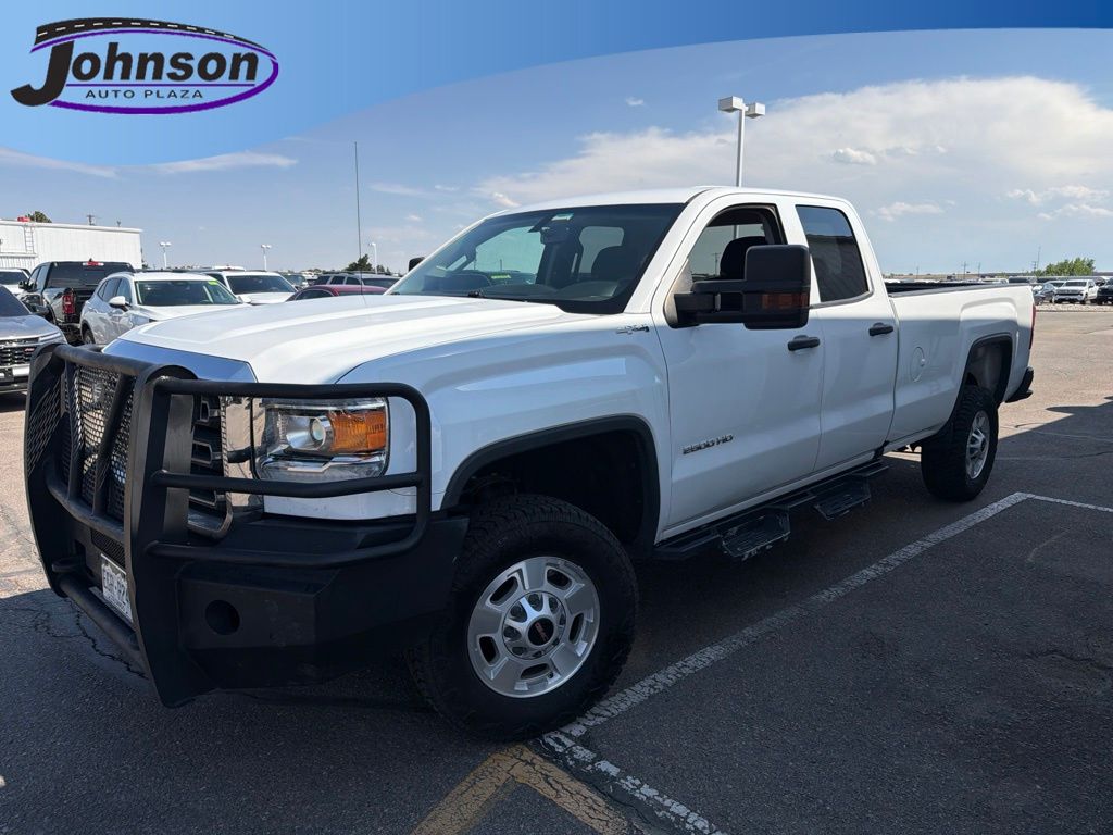 Summit White 2019 GMC Sierra 2500HD Pickup Truck Four-Wheel Drive 6-Speed Automatic Overdrive
