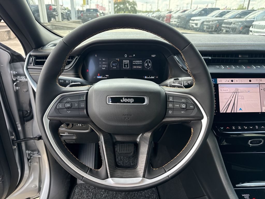 2026 Jeep Grand Cherokee L  Silver at Texan Dodge Chrysler Jeep Ram