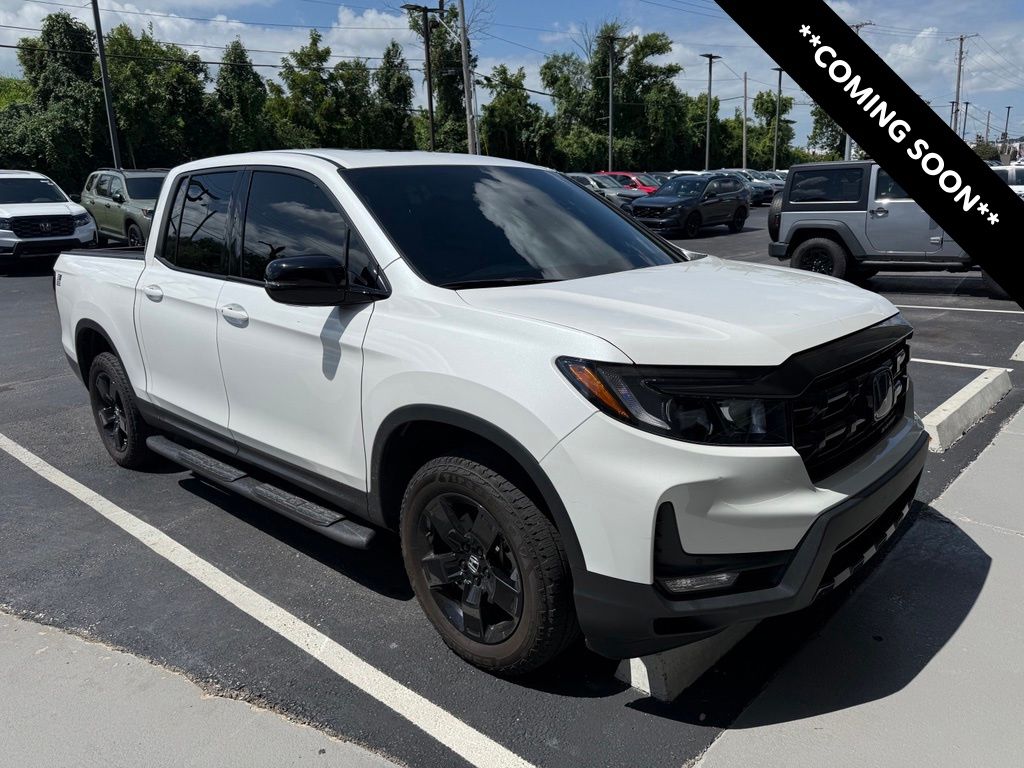 Platinum White Pearl 2024 Honda Ridgeline Pickup Truck All-Wheel Drive 9-Speed Automatic
