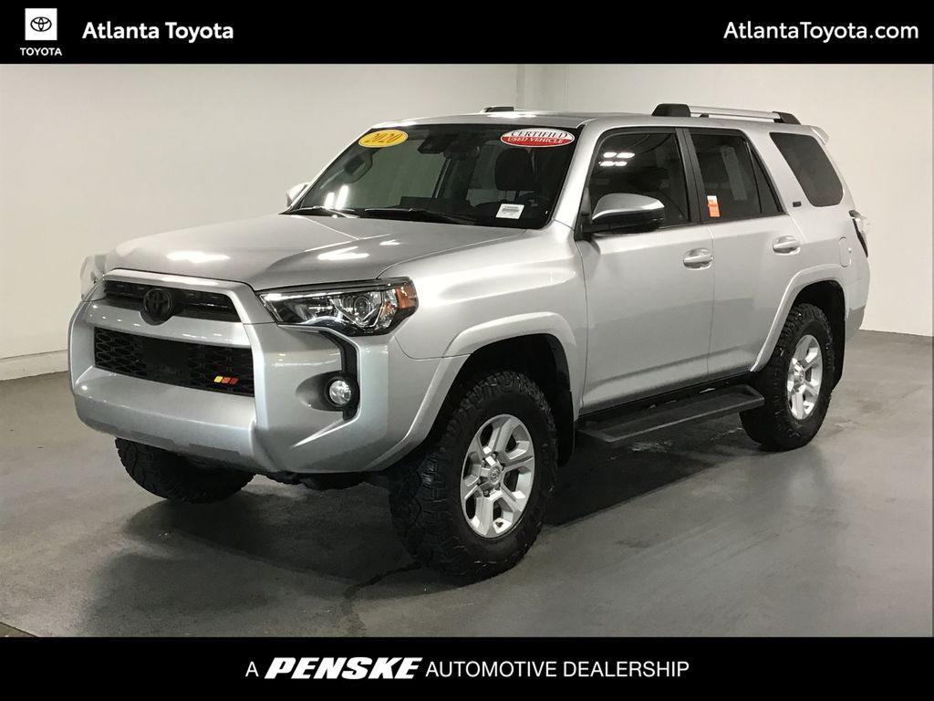 Classic Silver Metallic 2020 Toyota 4Runner SUV / Crossover 4X2 5-Speed Automatic Overdrive