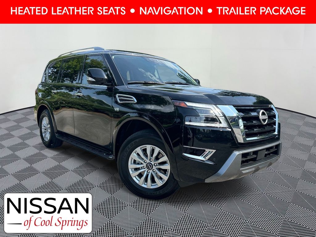Super Black 2022 Nissan Armada SUV / Crossover 4X2 7-Speed Automatic