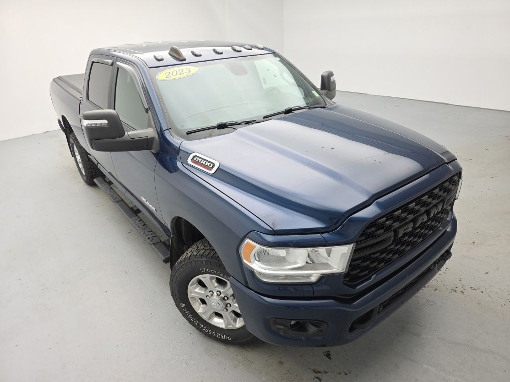Patriot Blue Pearlcoat 2023 RAM 2500 Pickup Truck Four-Wheel Drive 8-Speed Automatic