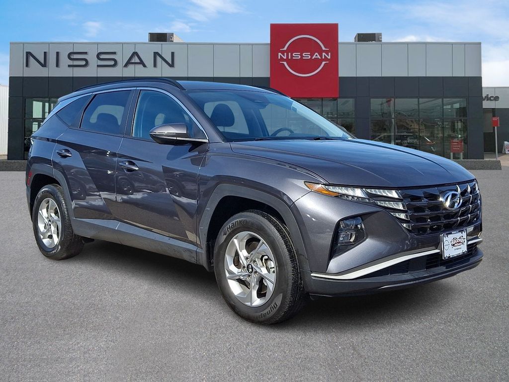 Portofino Gray 2022 Hyundai Tucson SEL AWD SUV / Crossover All-Wheel Drive 8-Speed Automatic