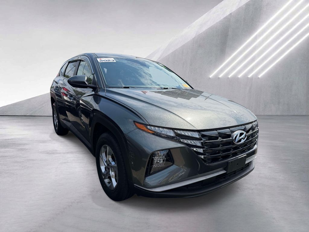 Amazon Gray 2023 Hyundai Tucson SUV / Crossover All-Wheel Drive 8-Speed Automatic