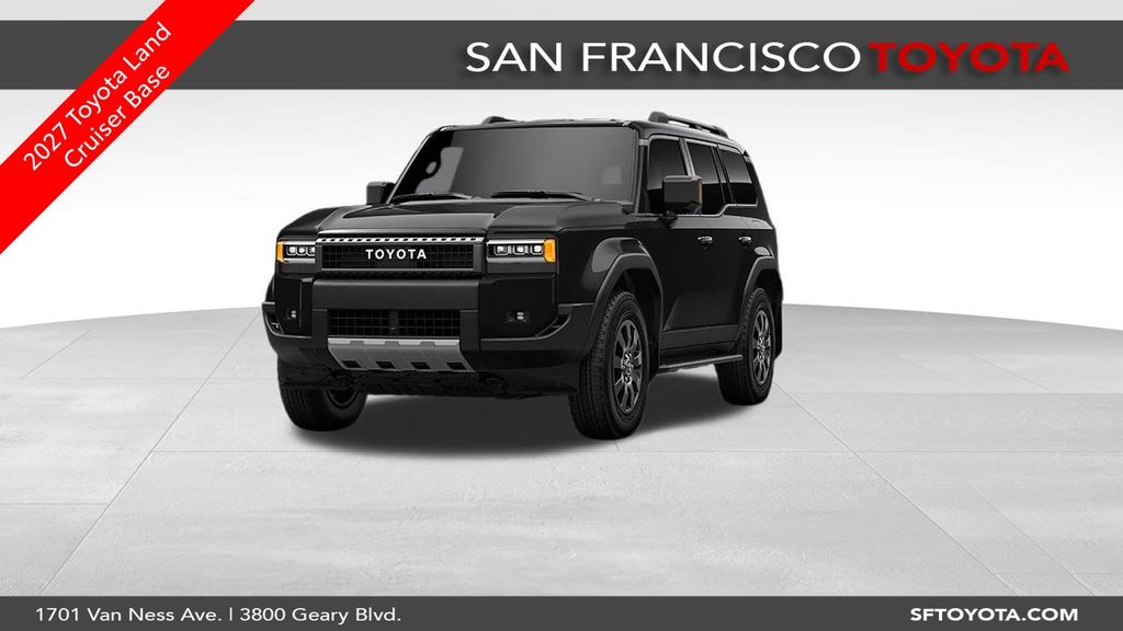 Black 2027 Toyota Land Cruiser SUV / Crossover Four-Wheel Drive 8-Speed Automatic