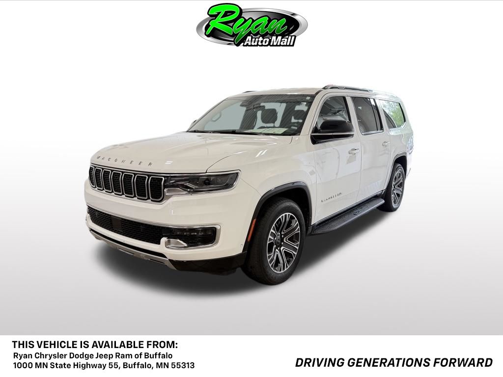 Bright White Clearcoat 2025 Jeep Wagoneer L SUV / Crossover Four-Wheel Drive 8-Speed Automatic