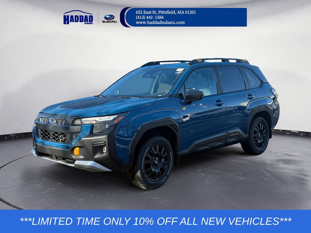 Geyser Blue 2026 Subaru Forester Wilderness Crossover AWD SUV / Crossover All-Wheel Drive Continuously Variable Transmission