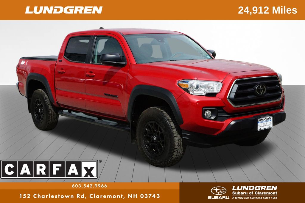 Barcelona Red Metallic 2023 Toyota Tacoma Pickup Truck Four-Wheel Drive 6-Speed Automatic