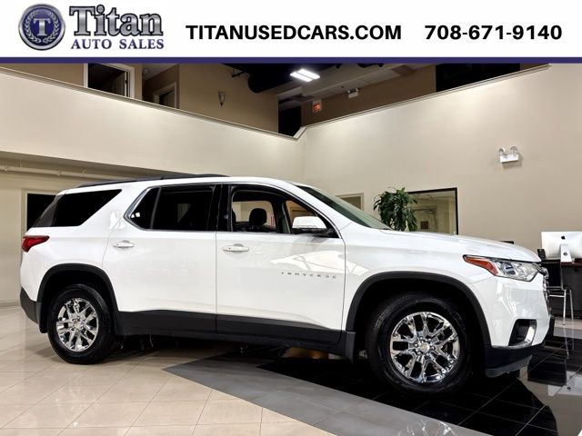 Summit White 2019 Chevrolet Traverse SUV / Crossover Four-Wheel Drive Automatic