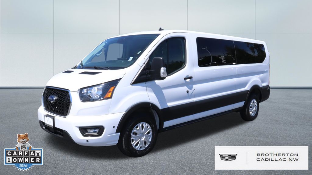 Oxford White 2024 Ford Transit Passenger Van Rear-Wheel Drive 