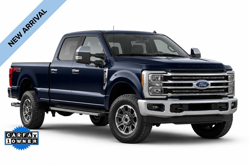 Blue Metallic 2023 Ford F-250 Super Duty Lariat Crew Cab 4WD Pickup Truck Four-Wheel Drive Automatic