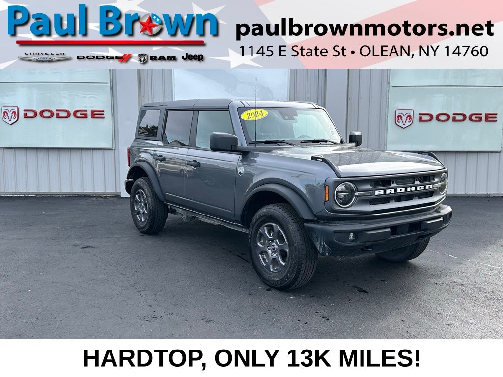 Gray Metallic 2024 Ford Bronco SUV / Crossover Four-Wheel Drive Automatic