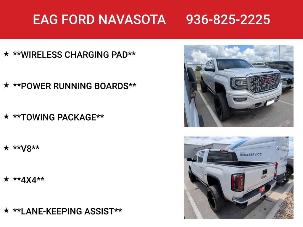 2018 GMC Sierra 1500 Denali White at Bayway Cadillac Southwest