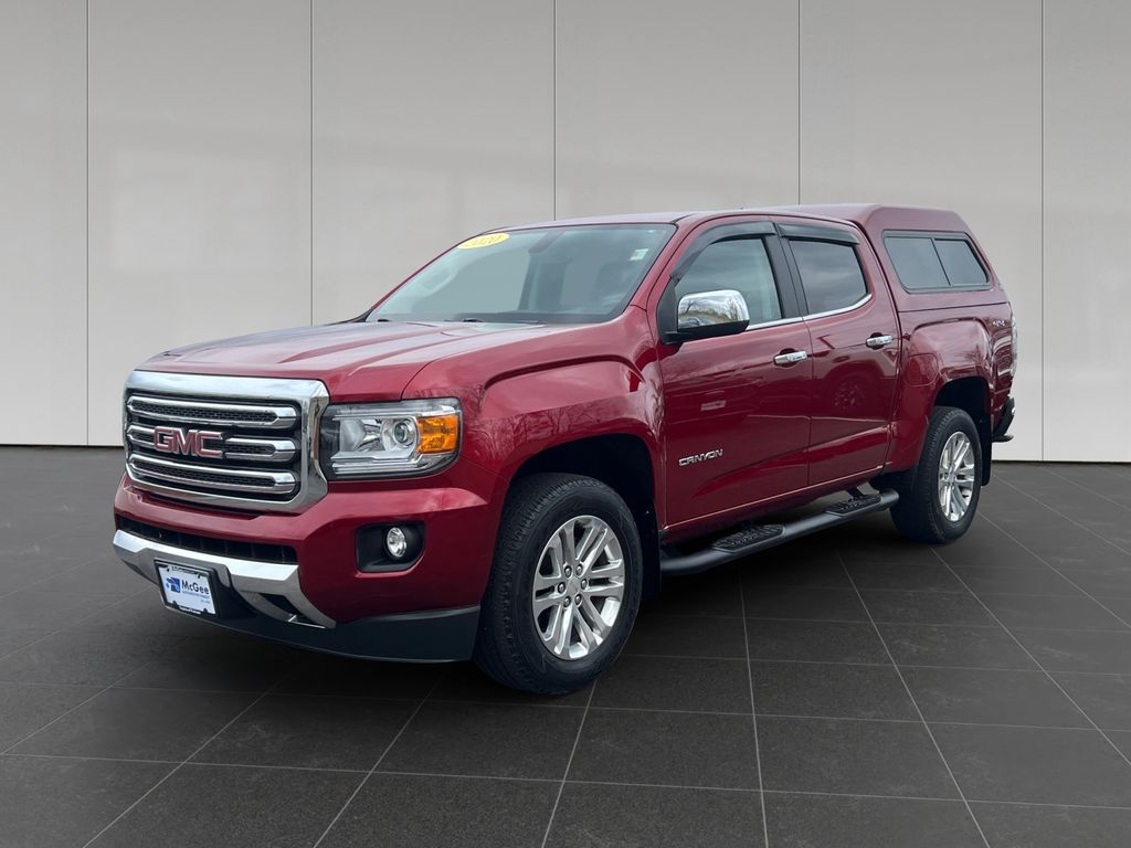 Red Quartz Tintcoat 2020 GMC Canyon SLT Crew Cab 4WD Pickup Truck Four-Wheel Drive 8-Speed Automatic