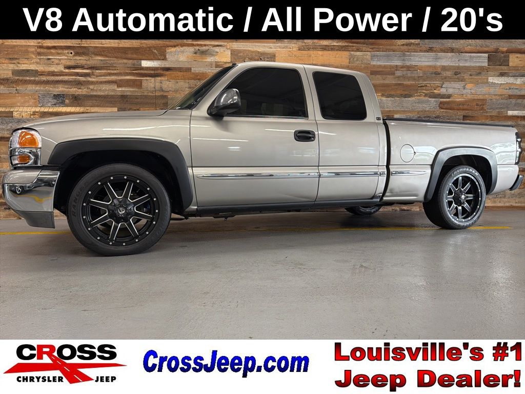Pewter Metallic 2002 GMC Sierra 1500 Pickup Truck Rear-Wheel Drive 4-Speed Automatic Overdrive