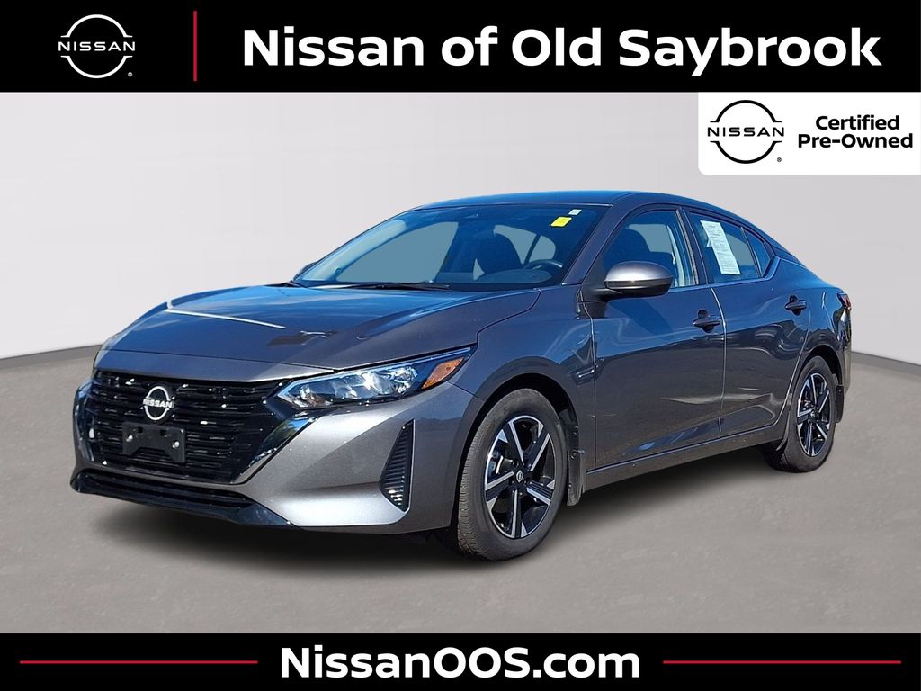 Gray (Gun Metallic) 2024 Nissan Sentra Sedan Front-Wheel Drive Continuously Variable Transmission