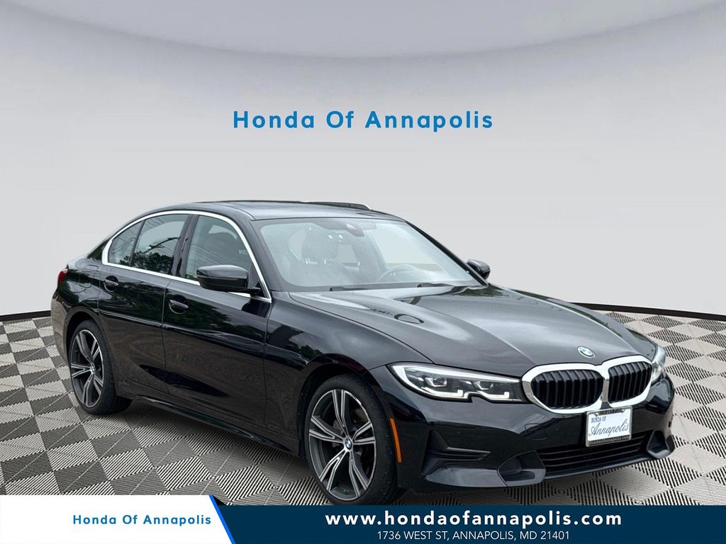 Black Sapphire Metallic 2022 BMW 3 Series Sedan All-Wheel Drive 8-Speed Automatic