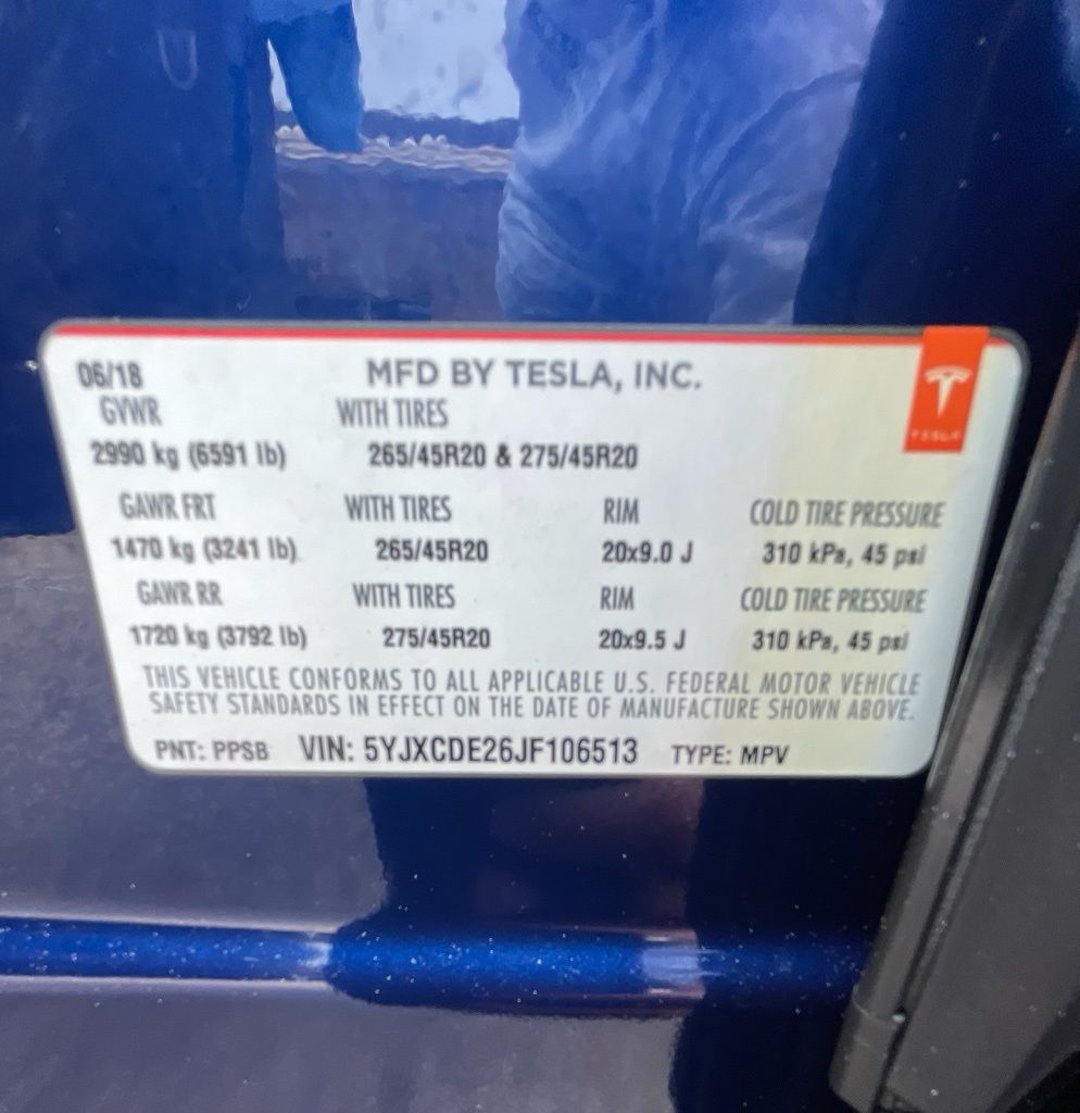 2018 Tesla Model X 75D Blue at Classic Elite Chevrolet Sugar Land