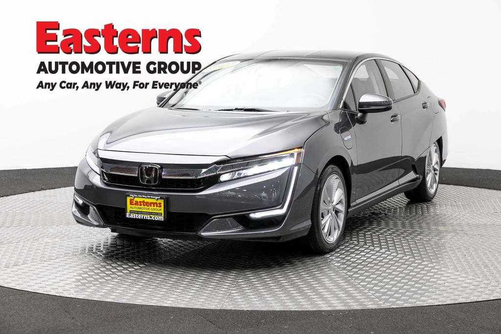 Gray 2021 Honda Clarity Hybrid Plug-In Sedan Front-Wheel Drive Continuously Variable Transmission