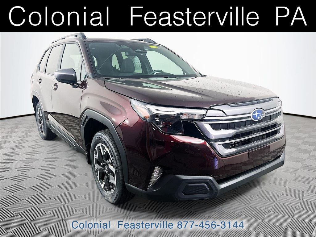 Dark Mahogany Pearl 2026 Subaru Forester Crossover AWD SUV / Crossover All-Wheel Drive Continuously Variable Transmission