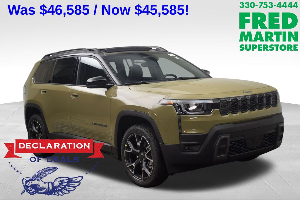 '41 2026 Jeep Cherokee Overland 4WD SUV / Crossover Four-Wheel Drive Continuously Variable Transmission