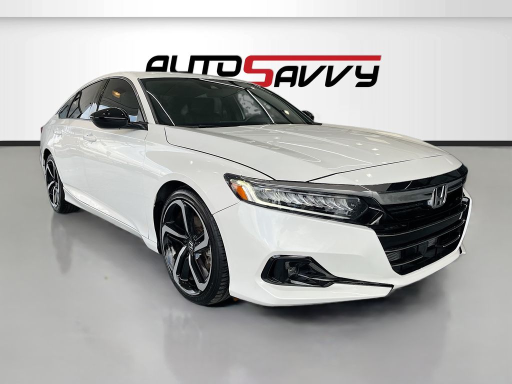 2021 Honda Accord Sport Special Edition White at Classic Chevrolet Galveston