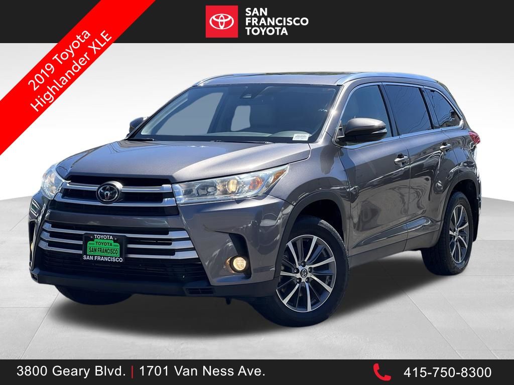 Predawn Gray Mica 2019 Toyota Highlander SUV / Crossover All-Wheel Drive 8-Speed Automatic