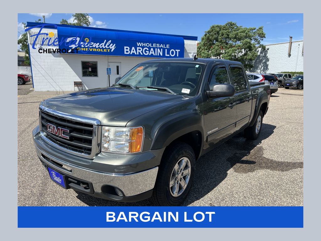 Gray Green Metallic 2011 GMC Sierra 1500 Pickup Truck Four-Wheel Drive 6-Speed Automatic