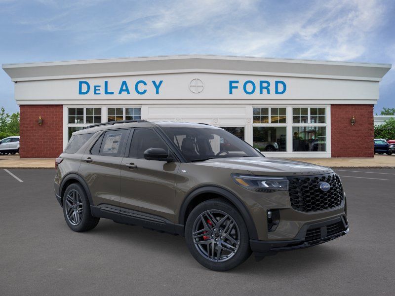 Marsh Gray 2026 Ford Explorer ST-Line AWD SUV / Crossover All-Wheel Drive Automatic
