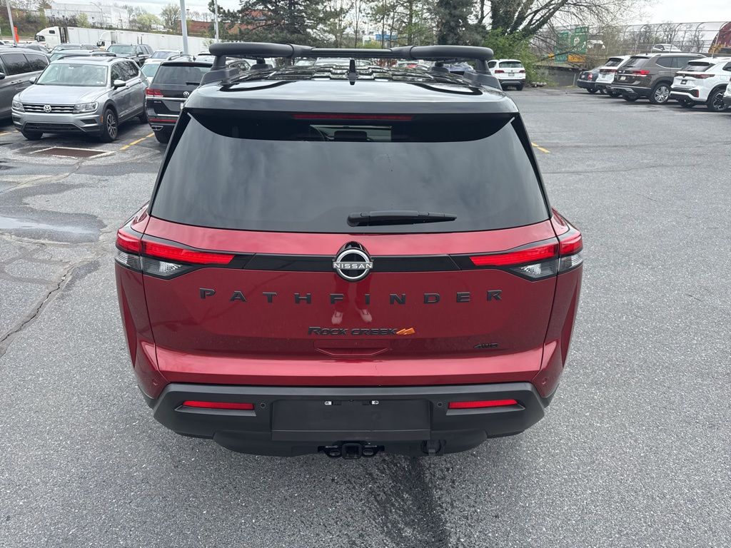 2024 Nissan Pathfinder Rock Creek Red at South Hills Kia