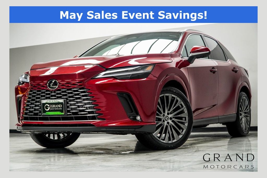 Matador Red Mica 2024 Lexus RX Hybrid 350h Luxury AWD SUV / Crossover All-Wheel Drive Continuously Variable Transmission
