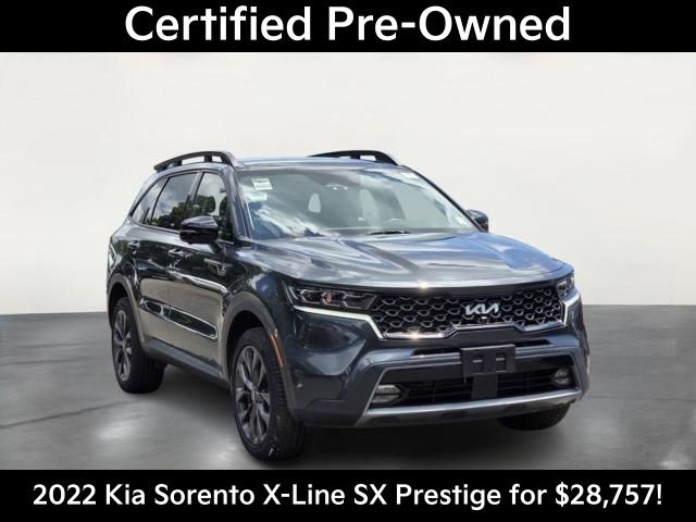 Gravity Gray 2022 Kia Sorento SUV / Crossover All-Wheel Drive 8-Speed Dual Clutch