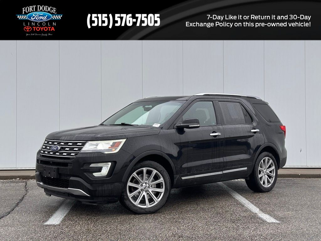 Shadow Black 2017 Ford Explorer Limited AWD SUV / Crossover All-Wheel Drive 6-Speed Automatic