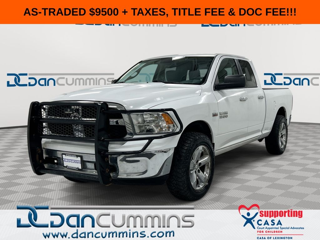 Bright White Clearcoat 2016 RAM 1500 Pickup Truck Four-Wheel Drive 8-Speed Automatic