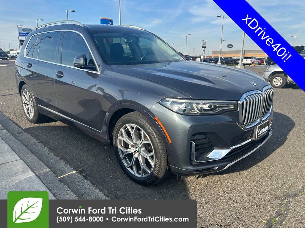 Black 2019 BMW X7 SUV / Crossover All-Wheel Drive 8-Speed Automatic