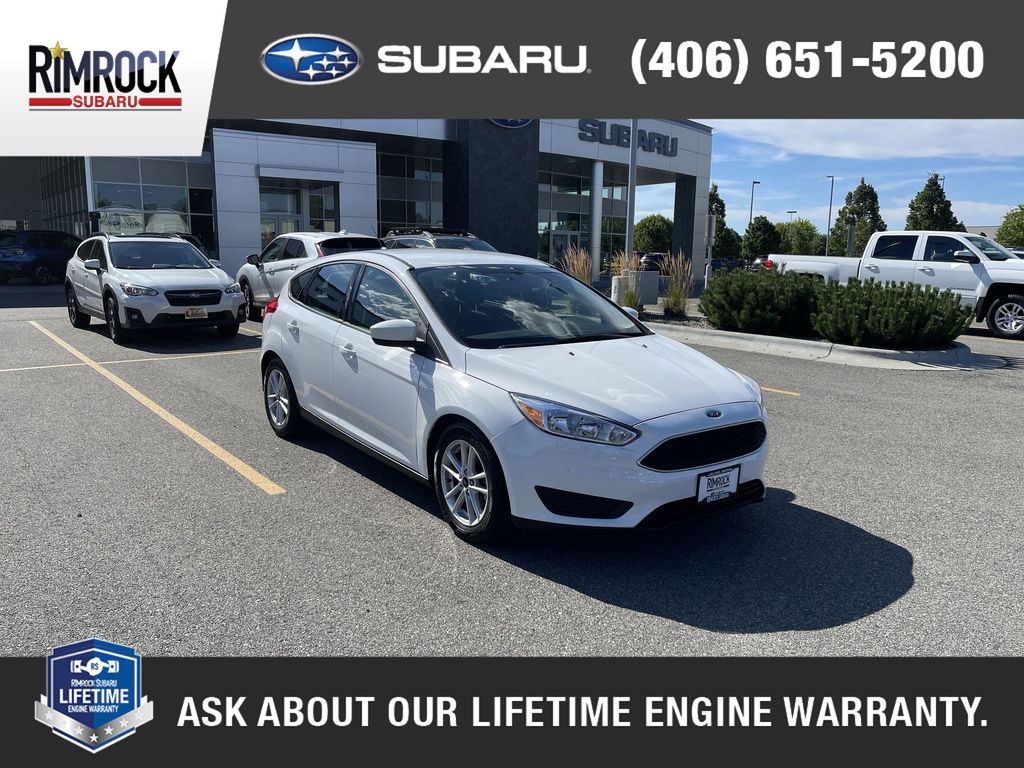 Oxford White 2018 Ford Focus Hatchback Front-Wheel Drive 6-Speed Automatic