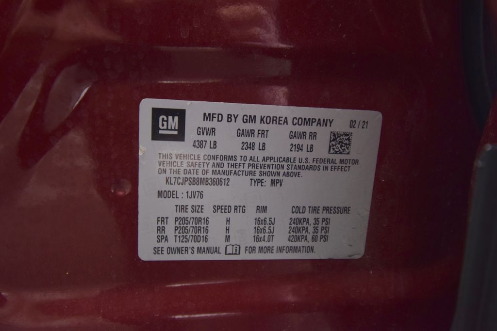 used 2021 Chevrolet Trax car, priced at $11,200