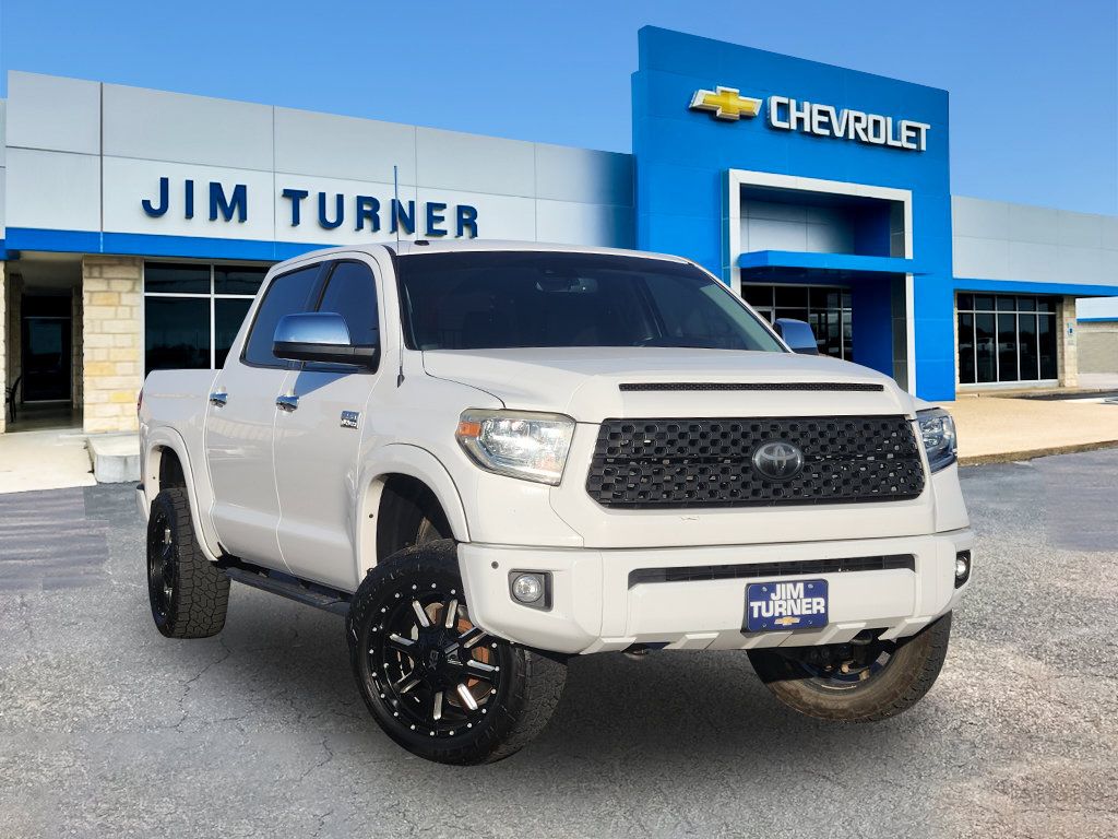 Super White 2019 Toyota Tundra Pickup Truck Four-Wheel Drive 6-Speed Automatic