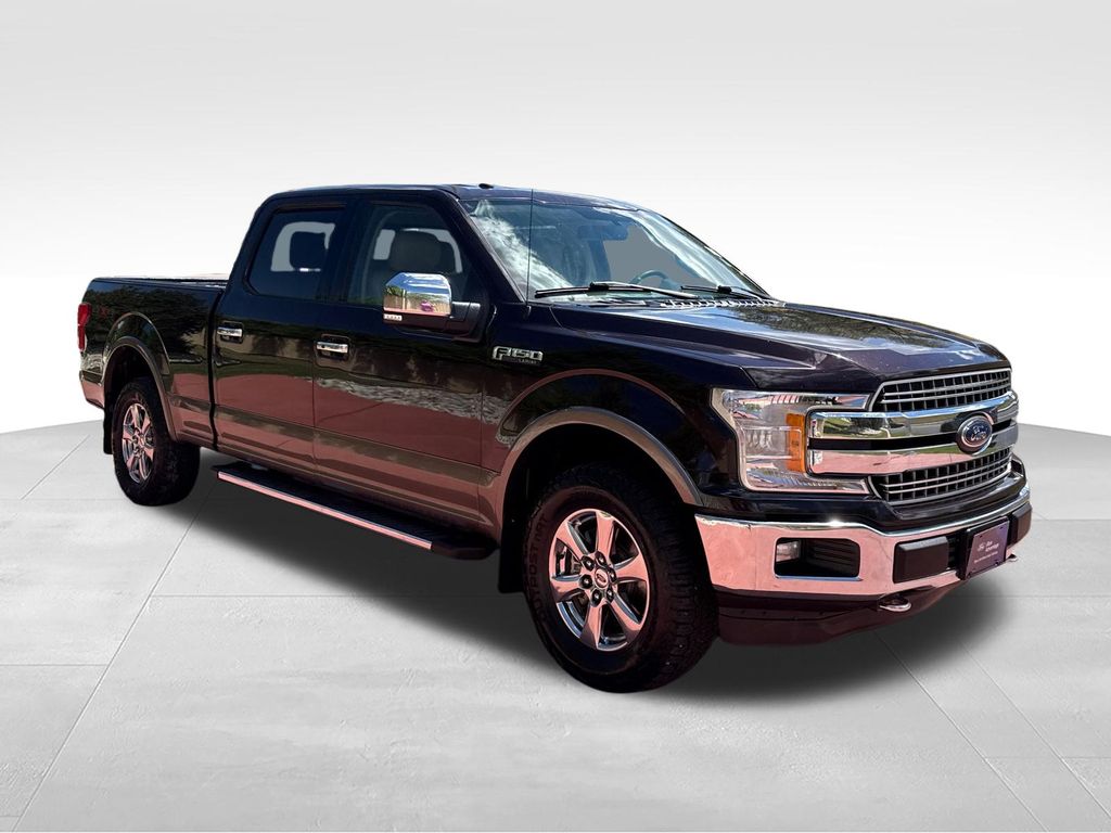 Red 2018 Ford F-150 Pickup Truck Four-Wheel Drive Automatic