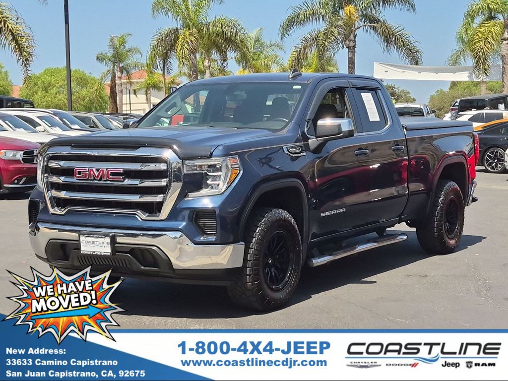 Pacific Blue Metallic 2019 GMC Sierra 1500 Pickup Truck 4X2 8-Speed Automatic