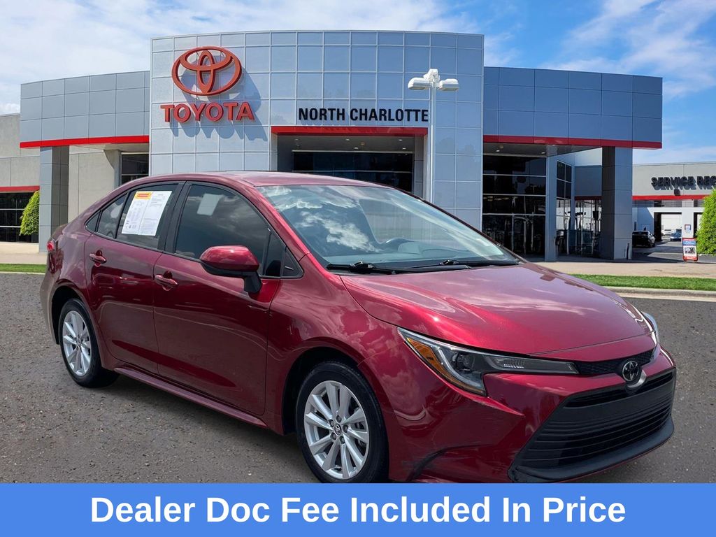 Red (Ruby Flare Pearl) 2024 Toyota Corolla Sedan Front-Wheel Drive Continuously Variable Transmission