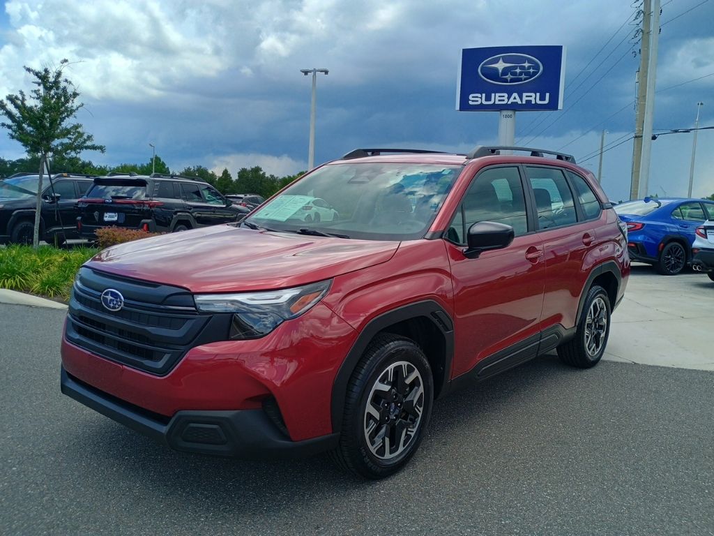 Crimson Red Pearl 2026 Subaru Forester Crossover AWD SUV / Crossover All-Wheel Drive Continuously Variable Transmission