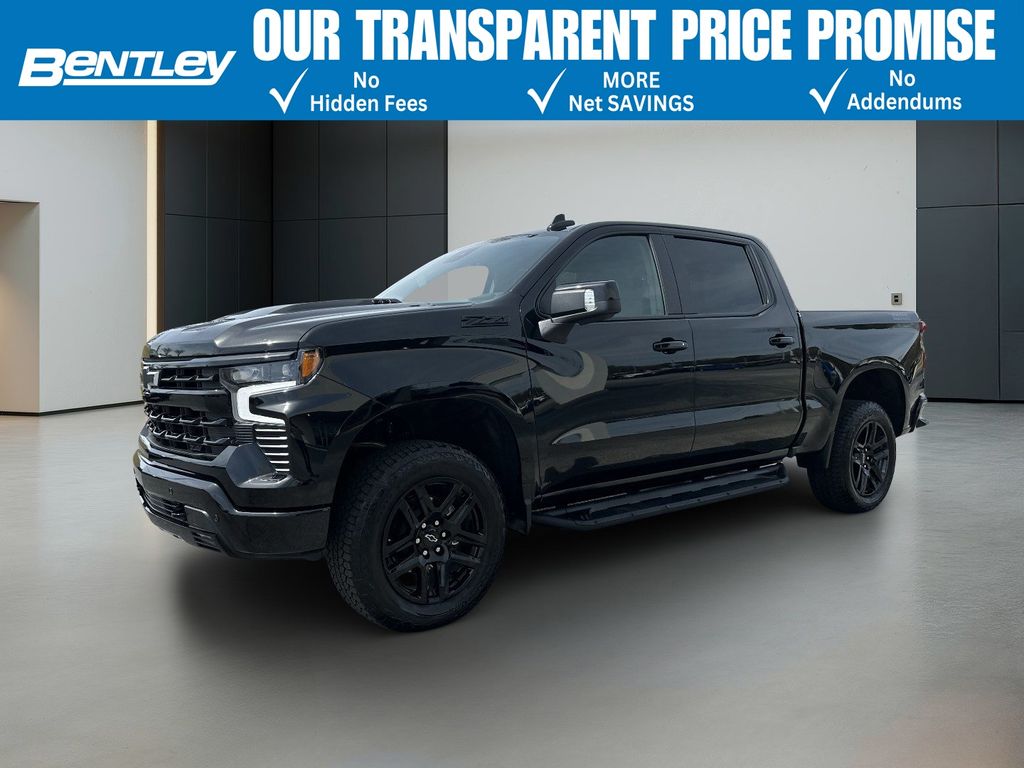 Black 2026 Chevrolet Silverado 1500 Pickup Truck Four-Wheel Drive Automatic