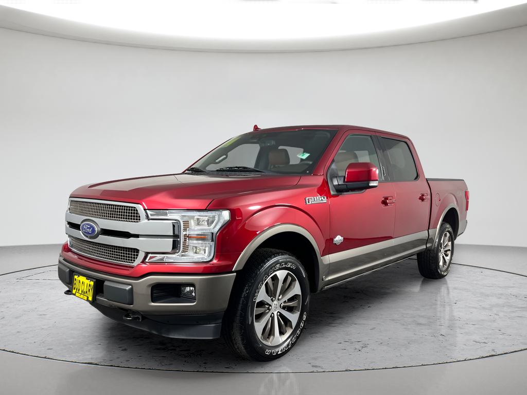 Ruby Red Metallic Tinted Clearcoat 2019 Ford F-150 King Ranch SuperCrew 4WD Pickup Truck Four-Wheel Drive Automatic