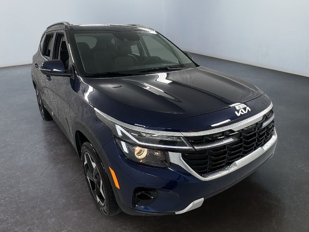 Dark Ocean Blue 2026 Kia Seltos EX AWD SUV / Crossover All-Wheel Drive Continuously Variable Transmission