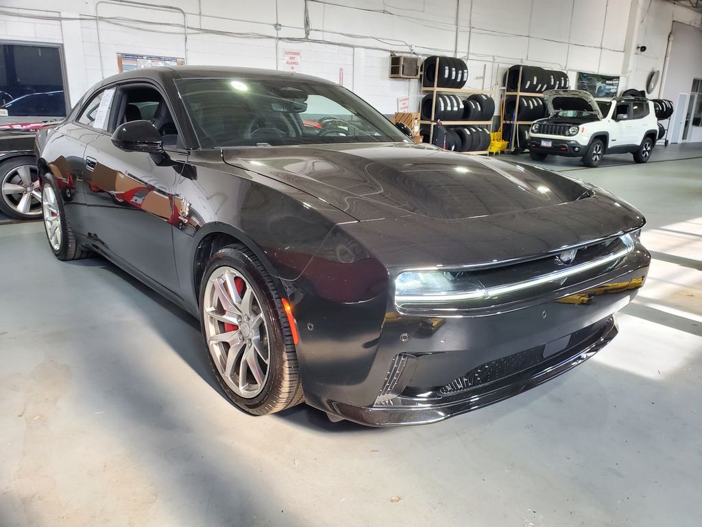 Diamond Black Crystal Pearlcoat 2024 Dodge Charger Daytona Scat Pack AWD Coupe All-Wheel Drive 1-Speed Automatic