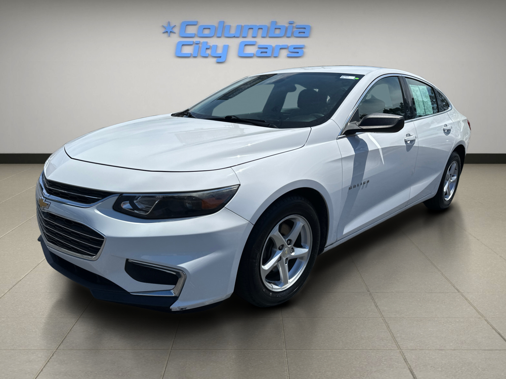Summit White 2018 Chevrolet Malibu LS FWD Sedan Front-Wheel Drive 6-Speed Automatic