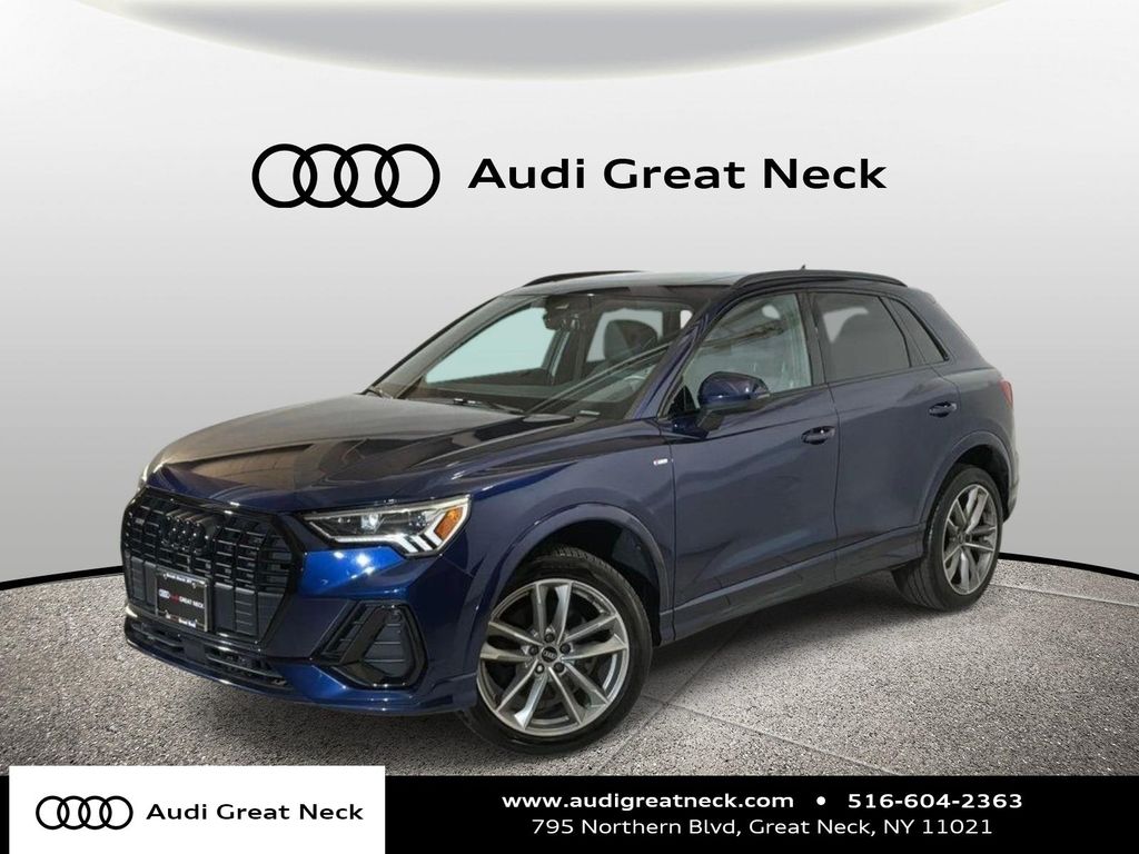 Navarra Blue Metallic 2023 Audi Q3 quattro Premium S Line 45 TFSI SUV / Crossover All-Wheel Drive 8-Speed Automatic