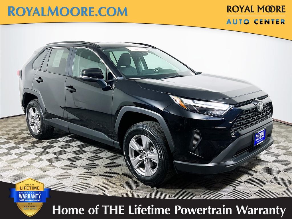 Midnight Black Metallic 2025 Toyota RAV4 XLE AWD SUV / Crossover All-Wheel Drive 8-Speed Automatic
